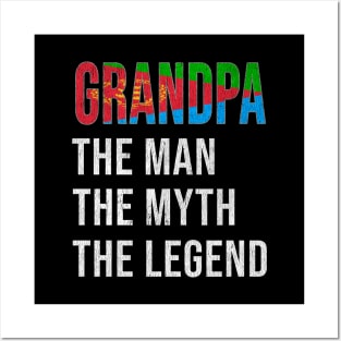 Grand Father Eritrean Grandpa The Man The Myth The Legend - Gift for Eritrean Dad With Roots From  Eritrea Posters and Art